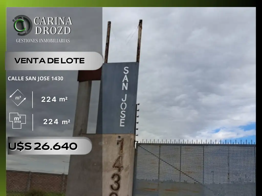 Terreno / Lote en venta de 370m2 ubicado en Otros Barrios