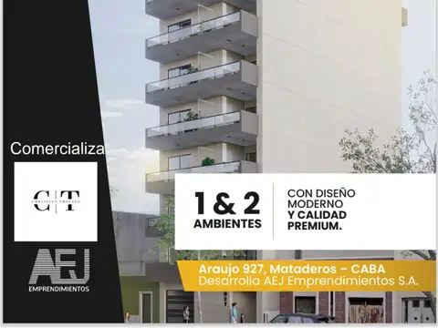 Departamento en Venta de 1 dormitorio
