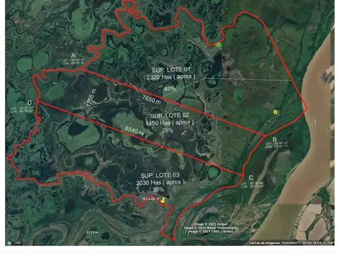 CAMPO EN VENTA ISLA HELVECIA SANTA FE