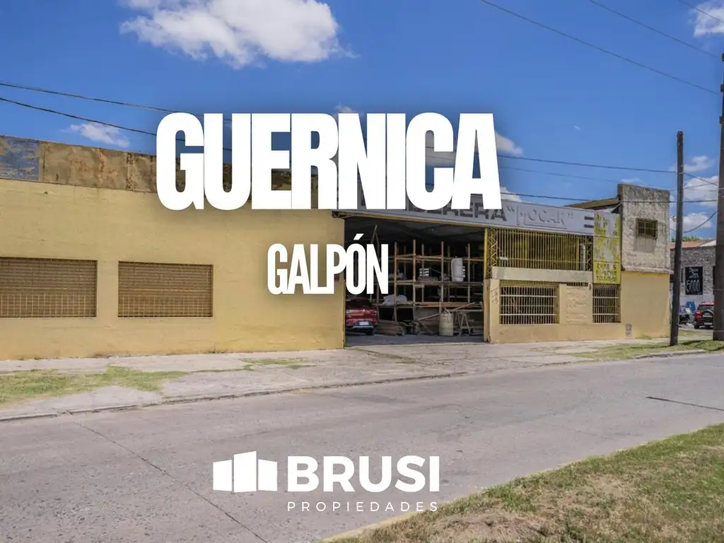 Galpón en VENTA  con oficina sobre 4 lotes - ideal inversor