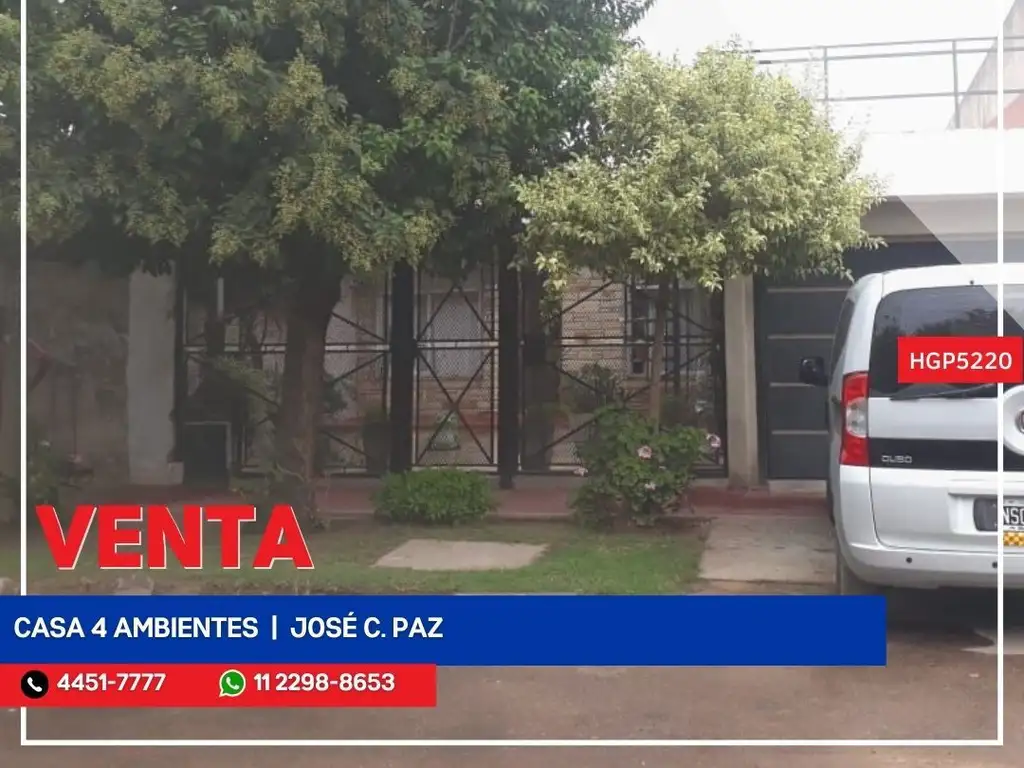 Casa - Venta - Argentina, José C Paz - Cacique Coliqueo 100