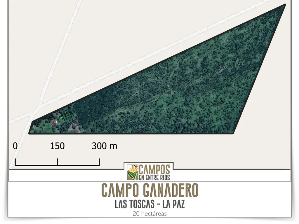 Campo GANADERO en Venta. 20 ha. Las Toscas, La Paz, Entre Rios