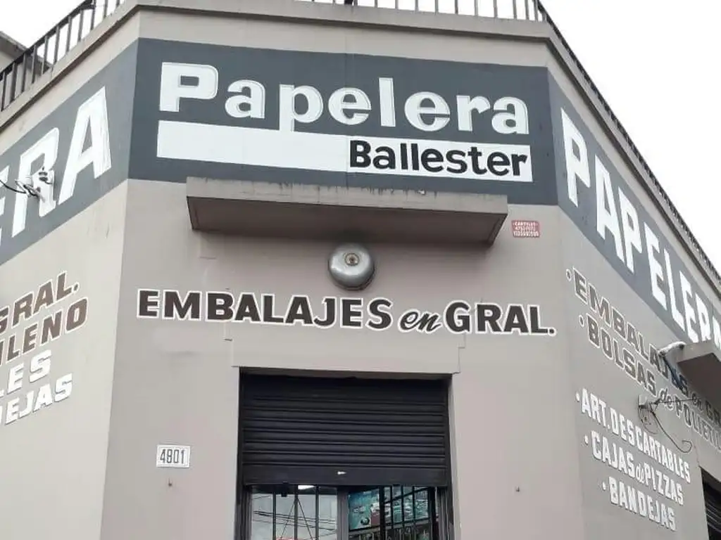 Fondo de Comercio Papelera enVilla Ballester