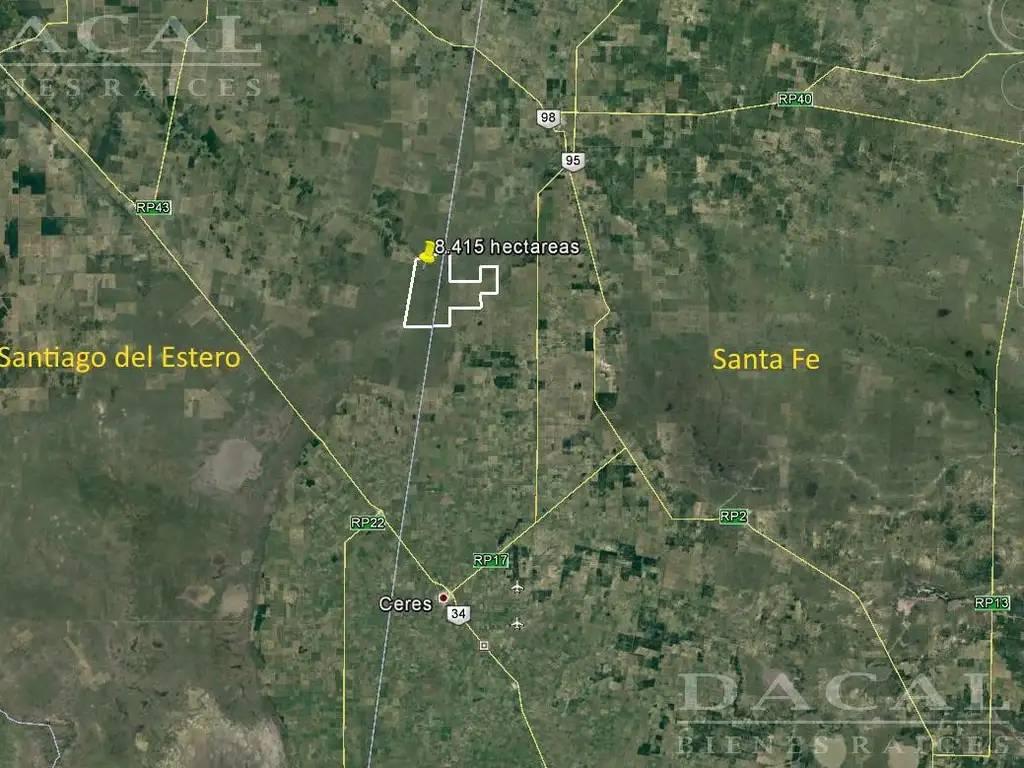 Campo en venta Santa Fe Dacal Bienes Raices