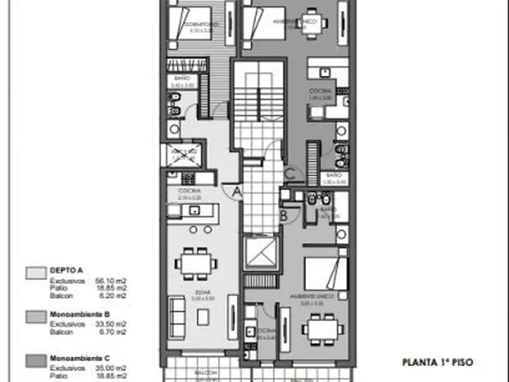 VENTA MONOAMBIENTE C/PATIO, CAFFERATA 841  CÓDIGO XIX FINANCIACIÓN EN PESOS