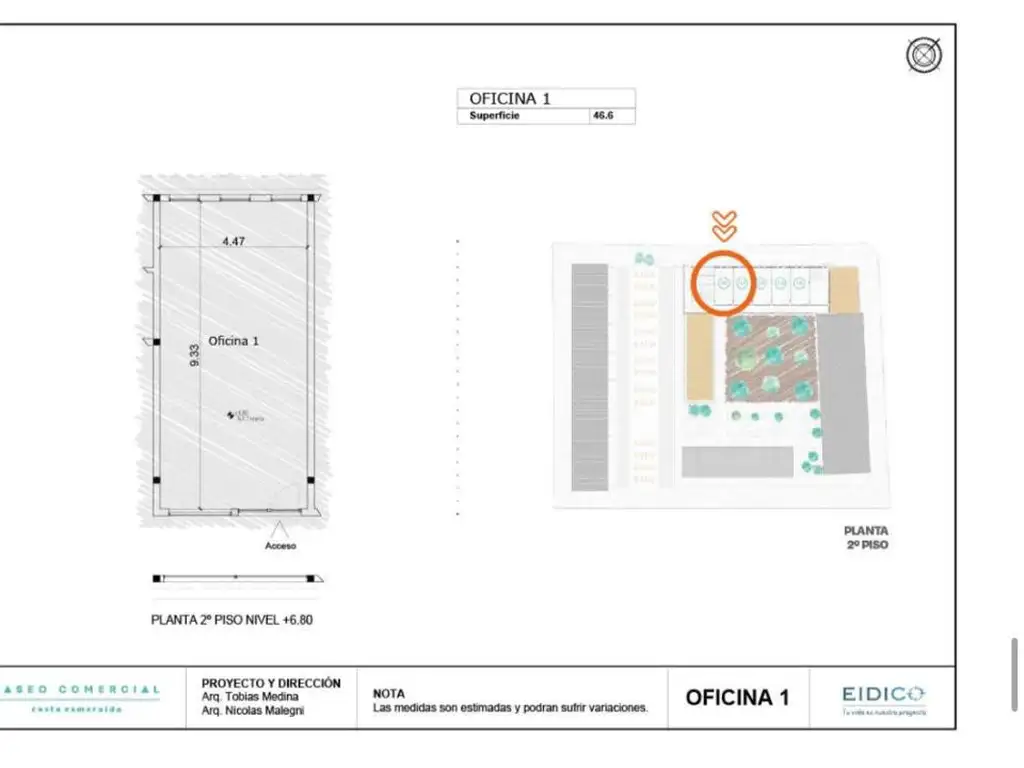 Oficina 1 Paseo Comercial II