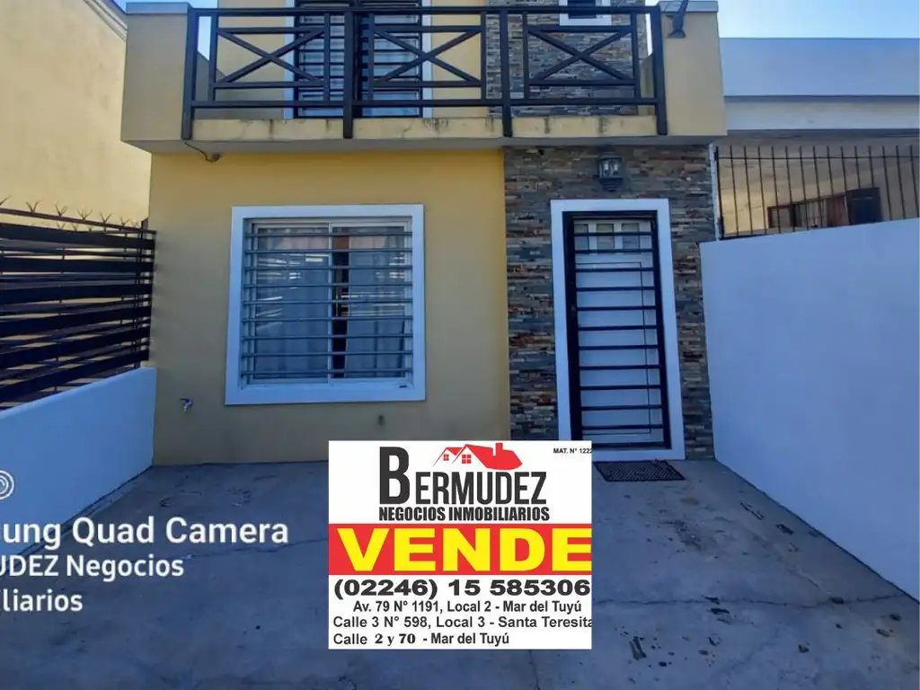 Venta Dúplex De 4 Ambientes Al Frente En Mar Del Tuyú Calle 3 Entre 69 Y 70