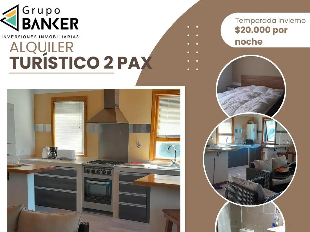 Temporada Invierno - Alquiler Turistico para 2 pax Km 8.4