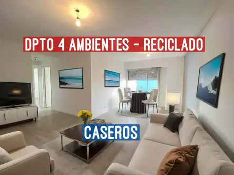 DEPARTAMENTO VENTA 4 AMBIENTES CASEROS RECICLADO