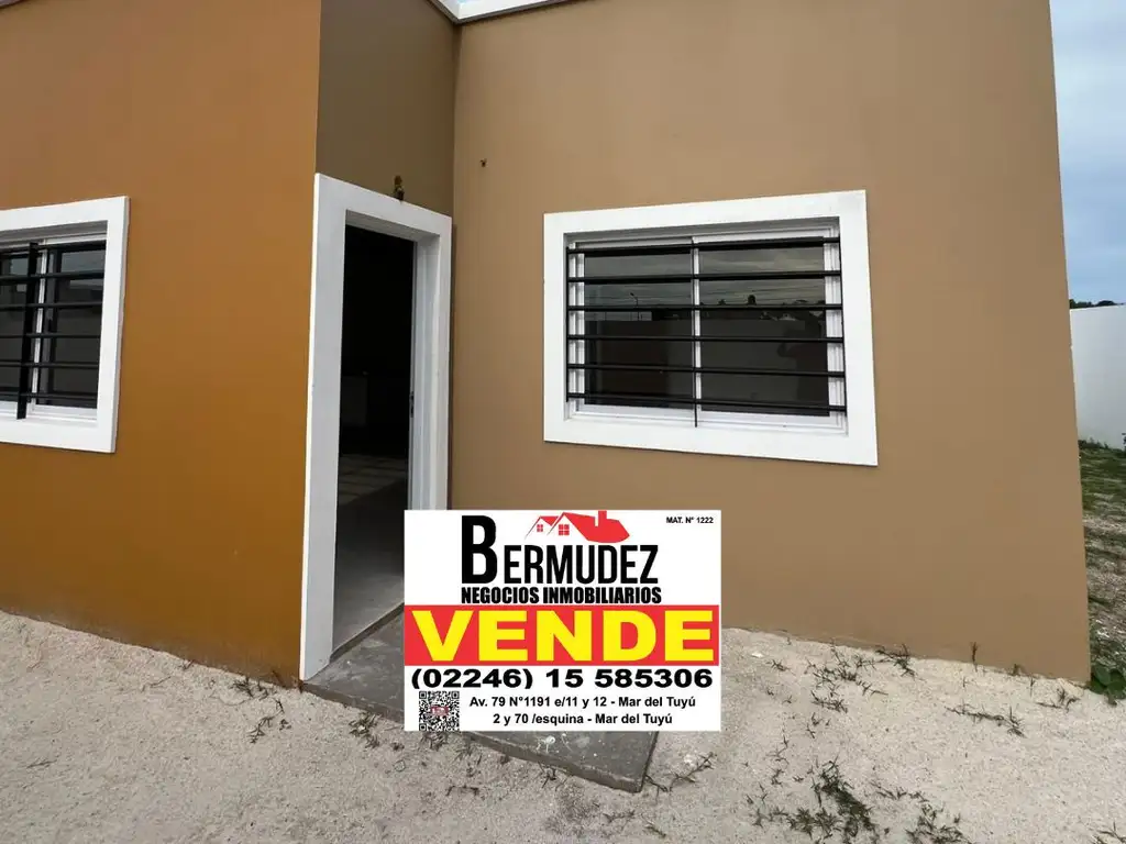 Venta chalet 3 ambientes calle 68 entre  7 y 8 uf al medio Mar del Tuyu