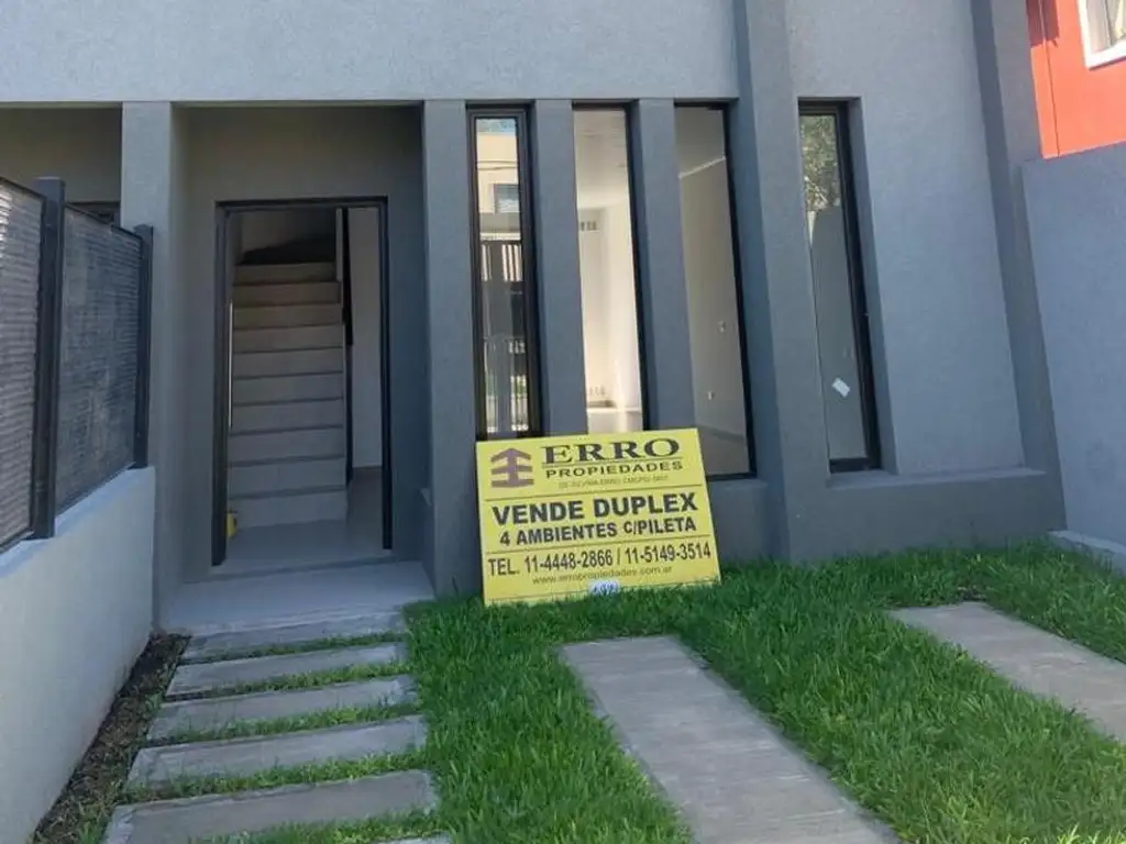 Hermoso dúplex en venta de 4 ambientes en La Alborada,Derqui