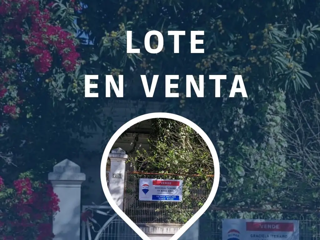 LOTE EN VENTA MONTE CASTRO VENDIBLE 1300 m2