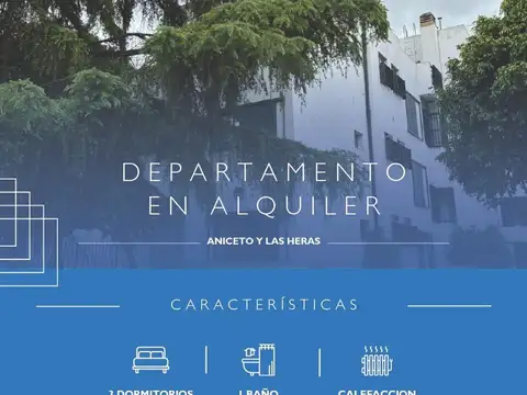 Excelente Depto 3 dorm alquiler Aniceto esquina Las Heras