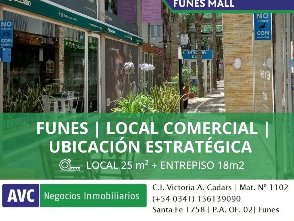 EN ALQUILER | LOCAL COMERCIAL | CENTRO DE FUNES