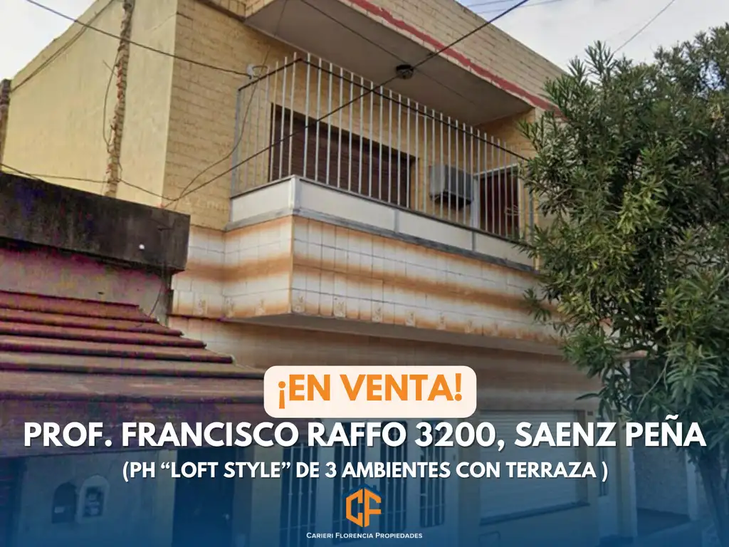 PH ESTILO "LOFT" DE 3 AMBIENTES, EN BUEN ESTADO Y EN VENTA