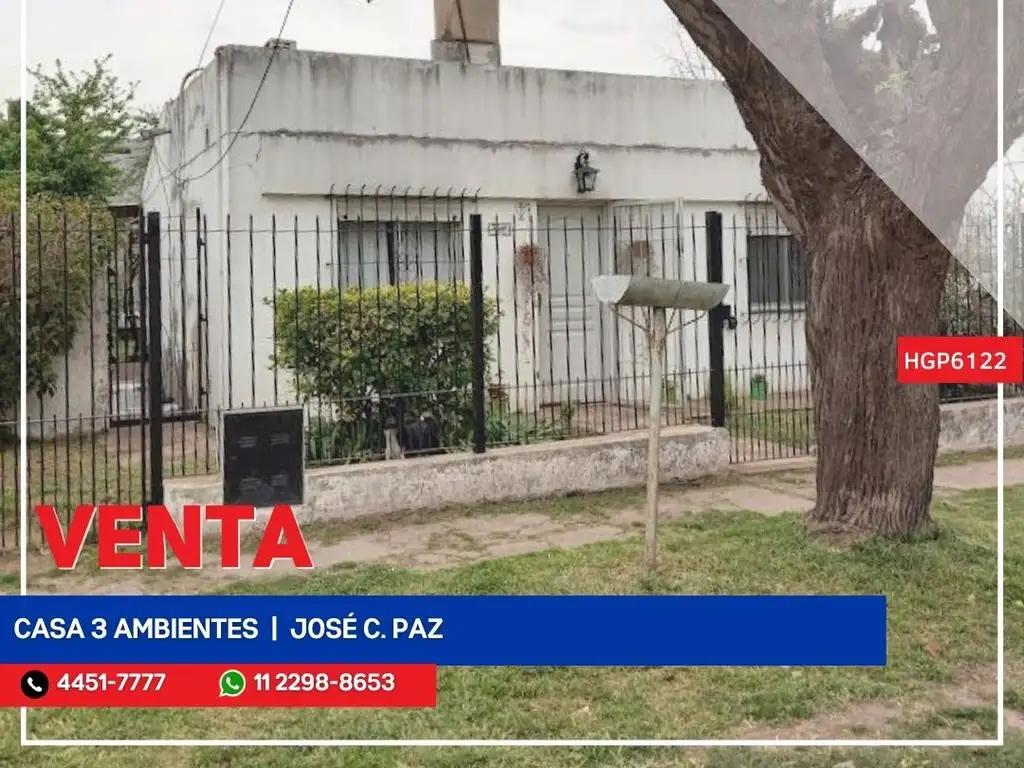 Casa - Venta - Argentina, José C Paz - Miguel Cane 1000