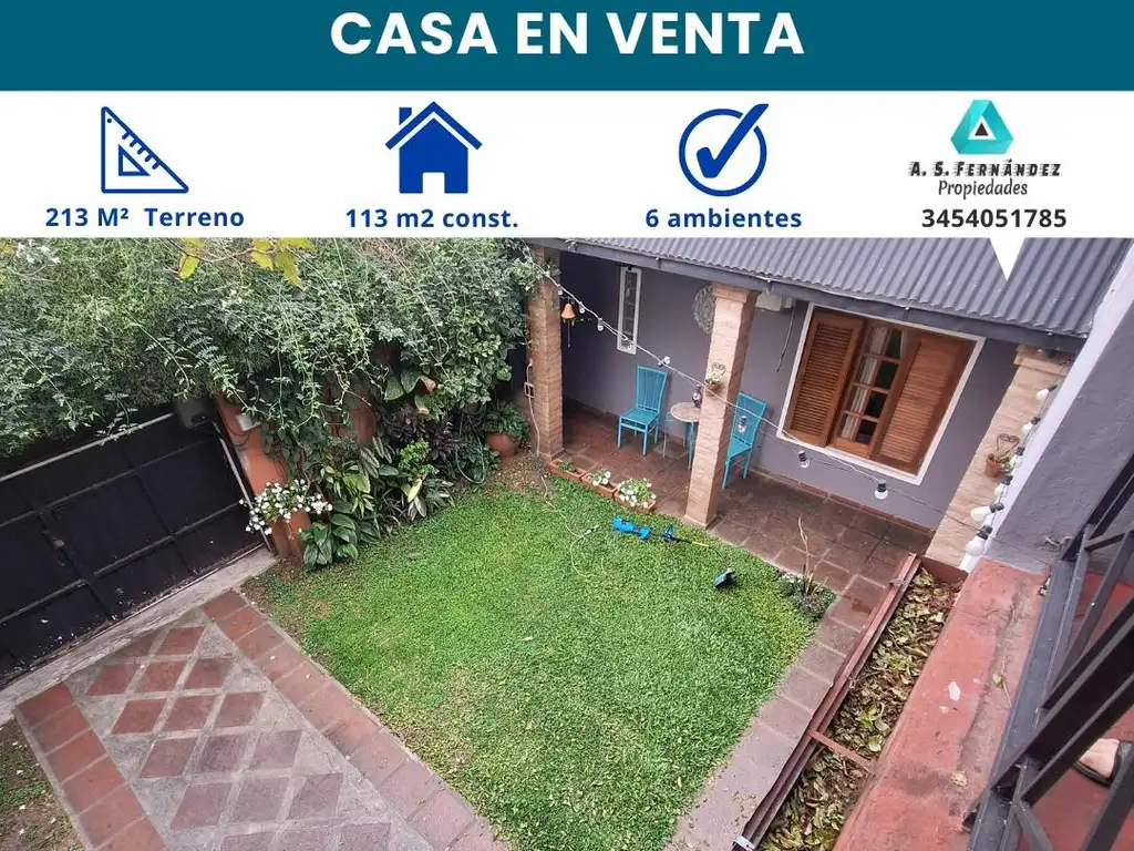 CASA EN VENTA ZONA CENTRO