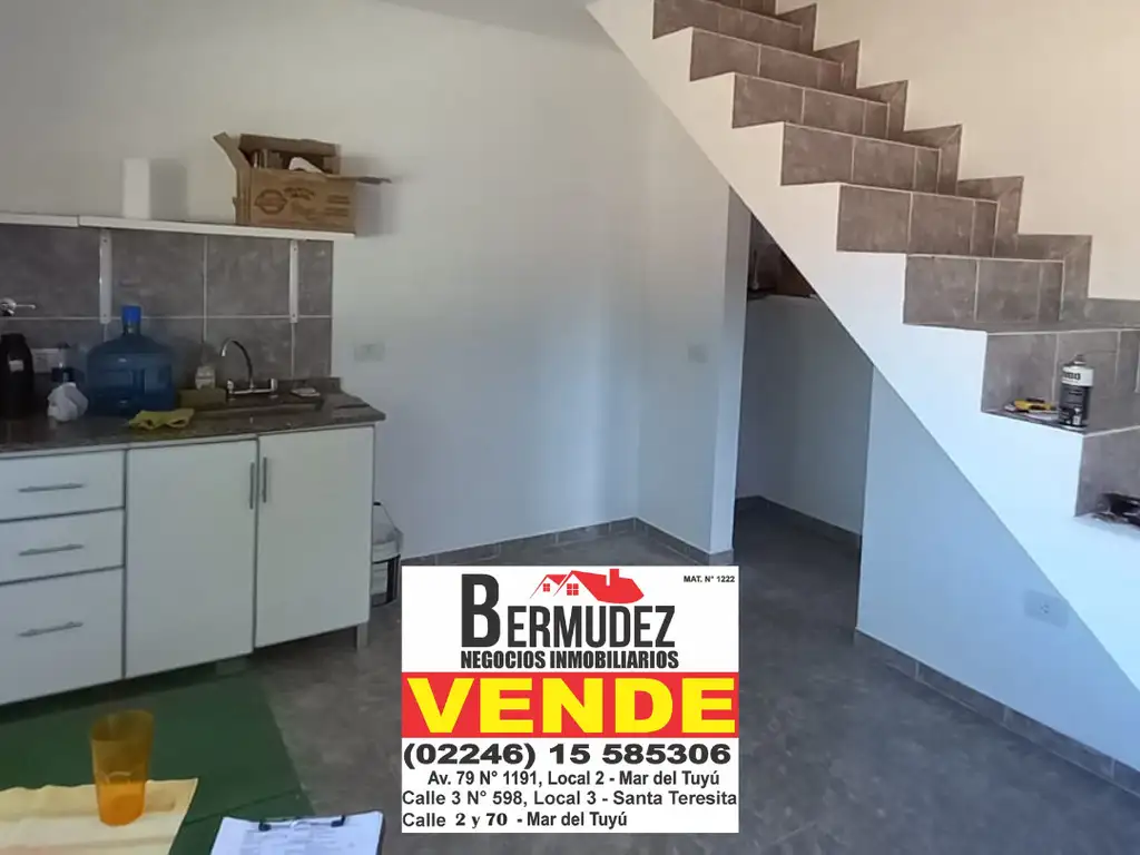 Chalet venta 3 ambientes Mar del tuyu calle 77 entre 7 y 8 (nro 747)