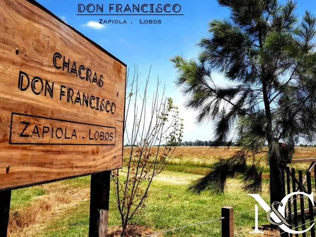 Lote terreno en venta en Chacras Don Francisco