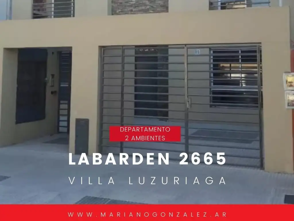 Departamento - Venta - Argentina, La Matanza - Labarden 2600