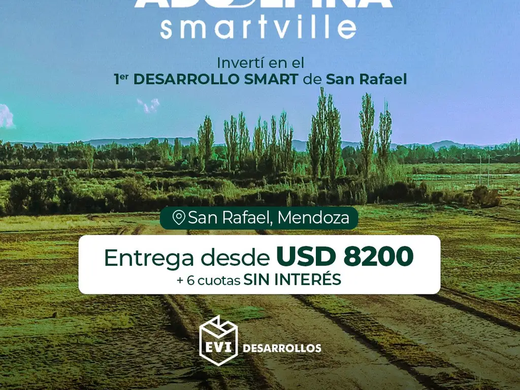 Lote En San Rafael - Loteo Adolfina Smartville - Lotes Desde 400 M2