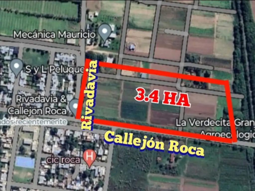 Venta 3,4 Hectareas, Altos del Valle