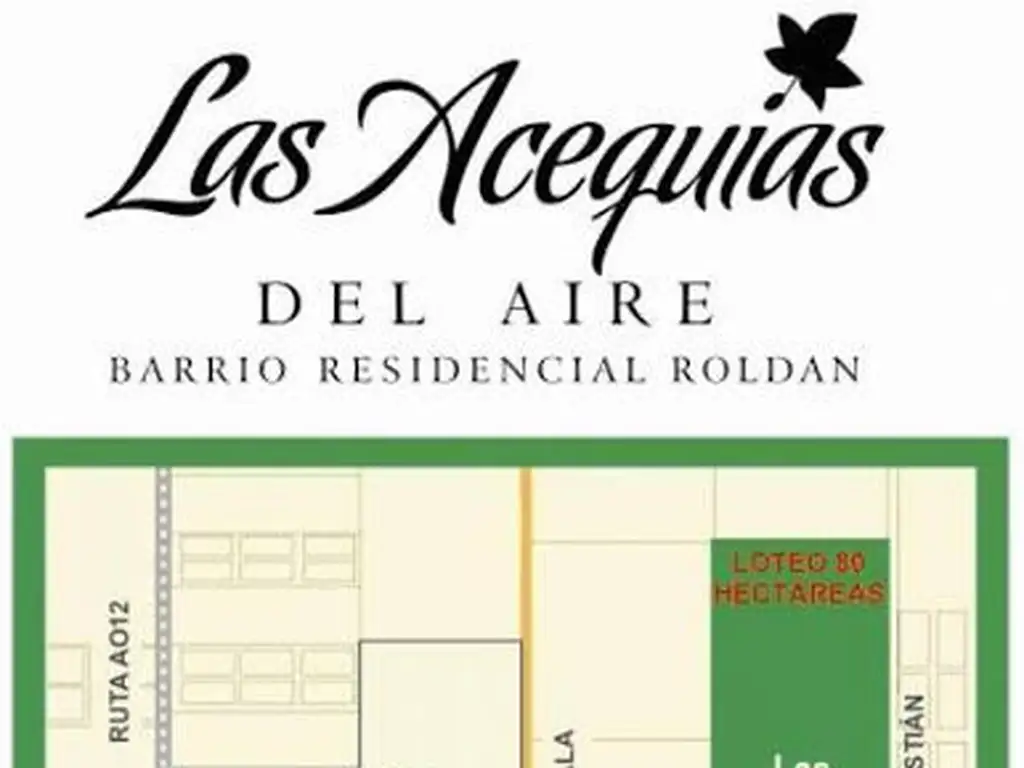 VENTA DE LOTES ACEQUIAS DEL AIRE- ROLDAN