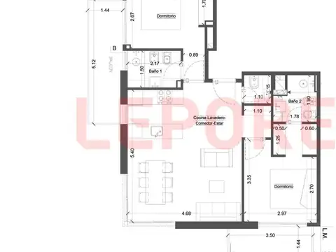 Departamento en Venta en Caballito, USD 195.000
