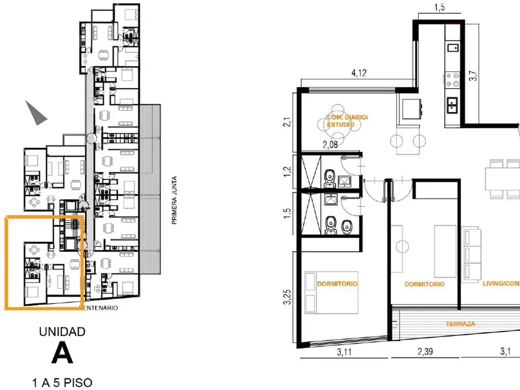 Departamento en el emprendimiento Edificio Terrazas del Alto