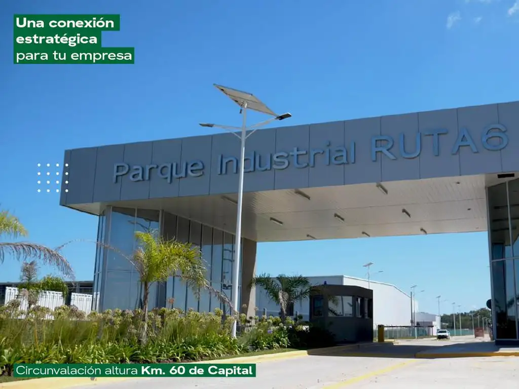 Lote Industrial en Parque Industrial Ruta 6 desde 2000 m2 Etapa 3