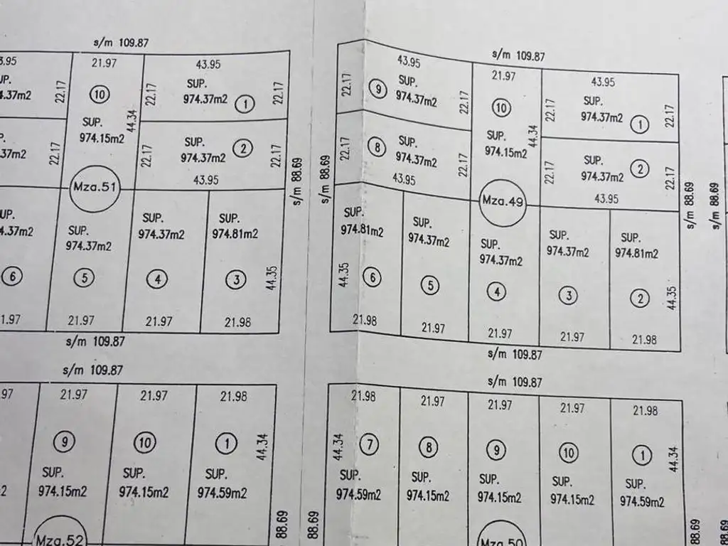 22 HECTAREAS A LA VENTA CON PLANO PARA LOTEO