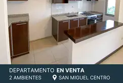 Departamento en venta - 2 ambientes - San Miguel centro ¡¡¡A ESTRENAR!!!