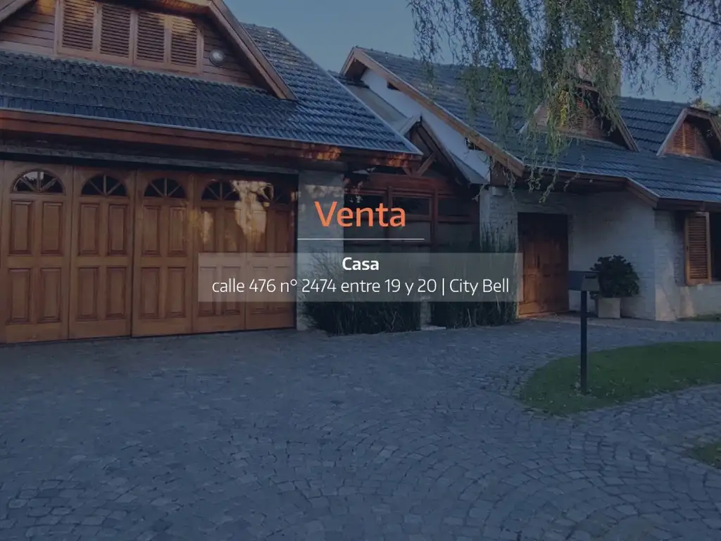 Venta Casa 5 dormitorios 34 años, 400m2, 3 cocheras, 476 2400, City