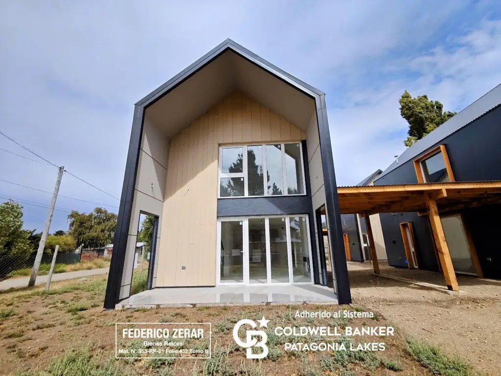 Venta CASA DUPLEX 3 amb 95m2 a 200m del lago - Bariloche - Rio negro