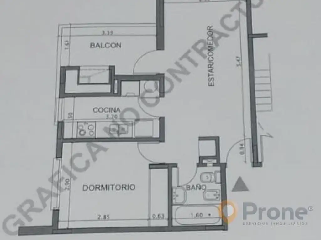 VENTA BAUEN 1 DORMITORIO CON COCHERA EN LOS PASOS