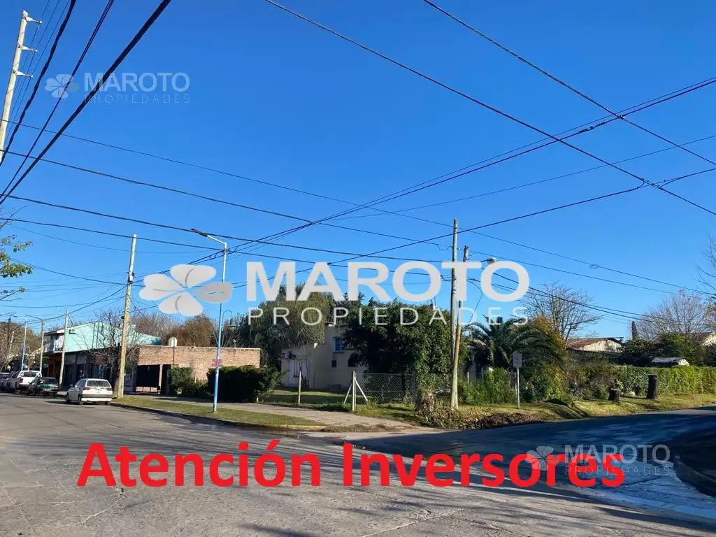 TERRENO CON 2 CASAS  EN VENTA APTO COMERCIAL EN MASCHWITZ CENTRO - MAROTO PROPIEDADES