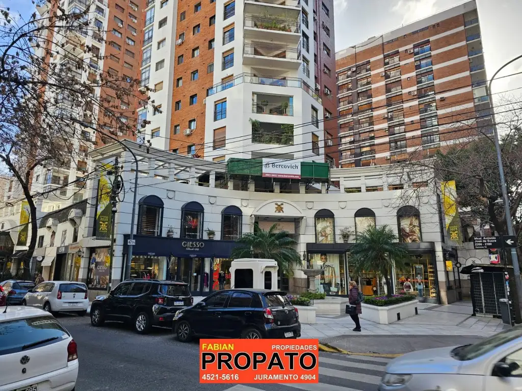 Departamento semipiso de 4 ambientes + escritorio al contrafrente con balcón aterrazado! 3 baños