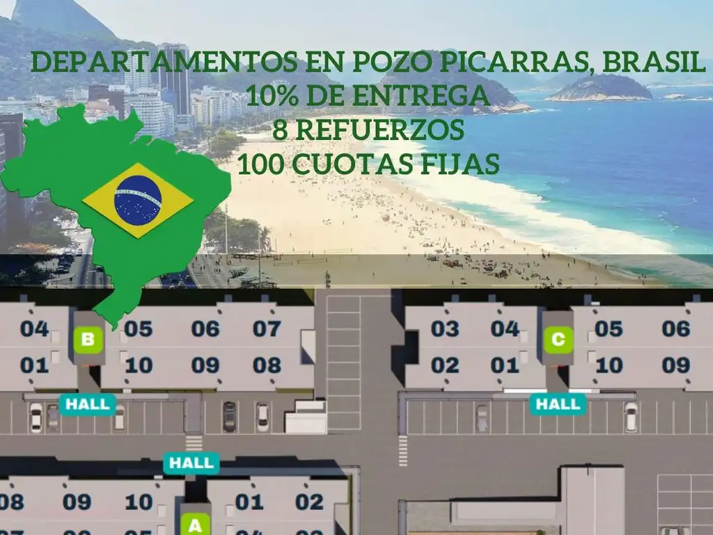 Invertí en Brasil, Departamentos en Pozo