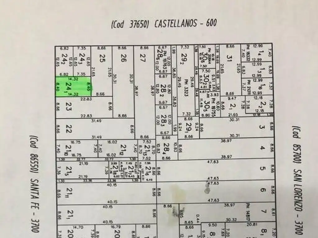 Venta de Lote de terreno en Santa Fe 3700