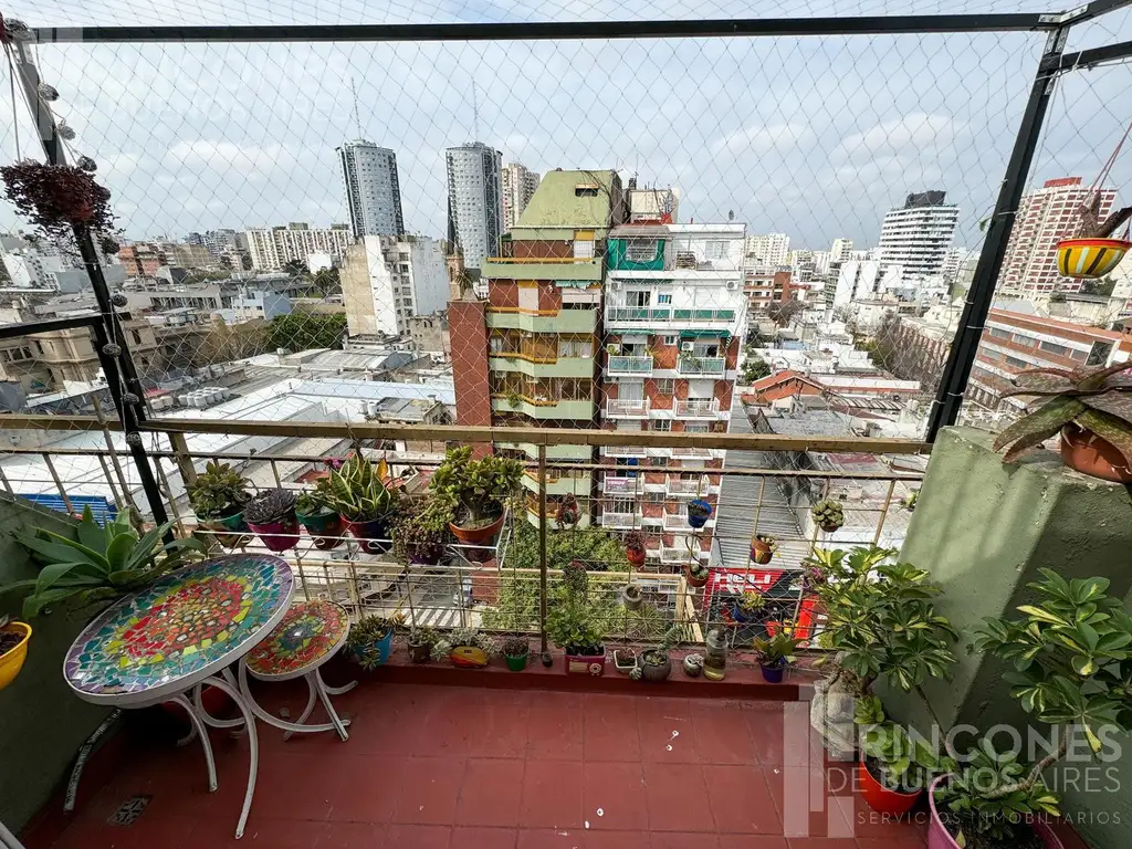 Mágico Dto Todo Luz! Piso Alto - Balcón Terraza 62m2