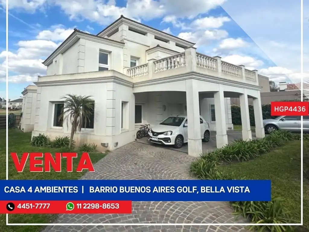 Casa - Venta - Argentina, Bella Vista - Mayor Irusta 3700