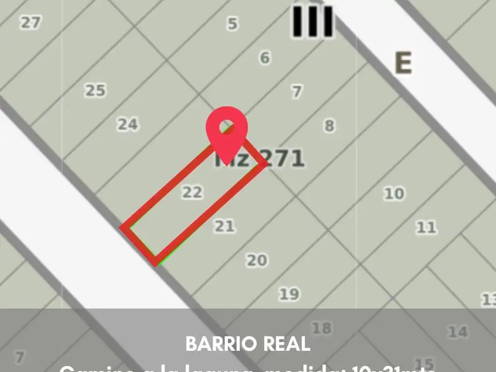 Terreno en venta en barrio Real en Junin