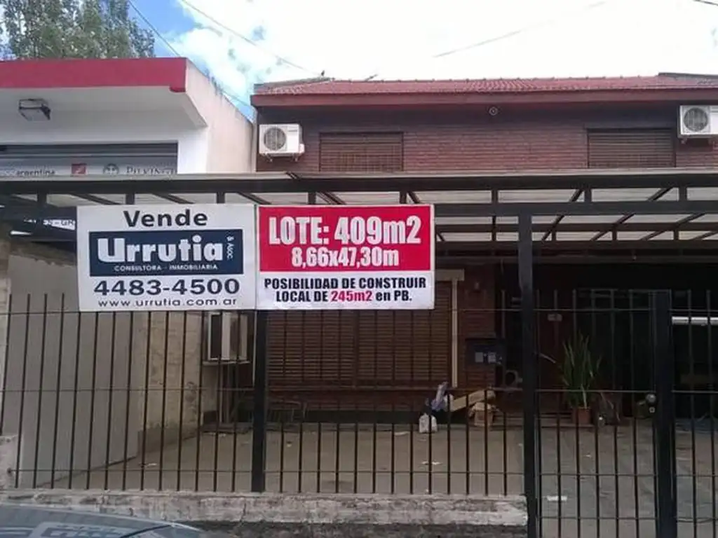 LOTE SOBRE AV. SANTA ROSA