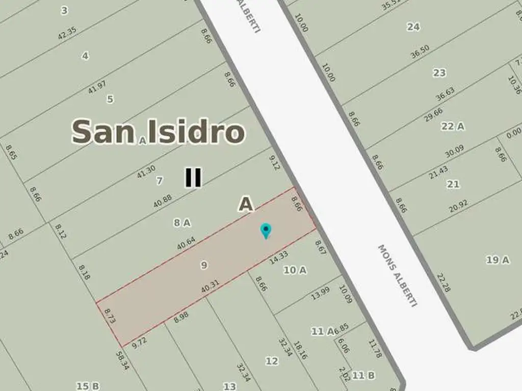 Lote 350m2 en La Calabria San Isidro