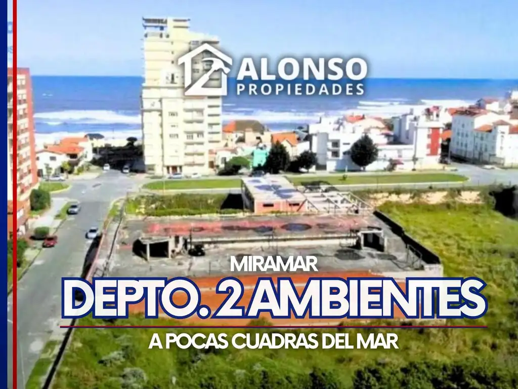 Departamento de 2 Ambientes en Venta - A METROS DEL MAR