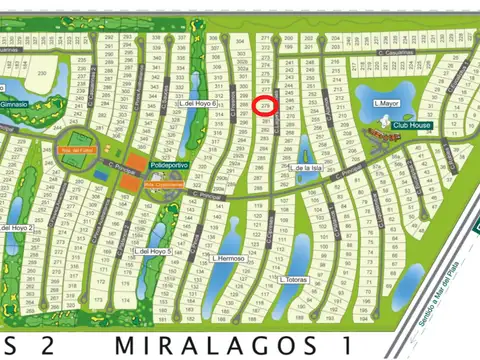 Terreno en Venta en Club Miralagos