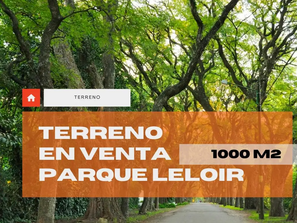 Terreno en  VENTA en Parque Leloir