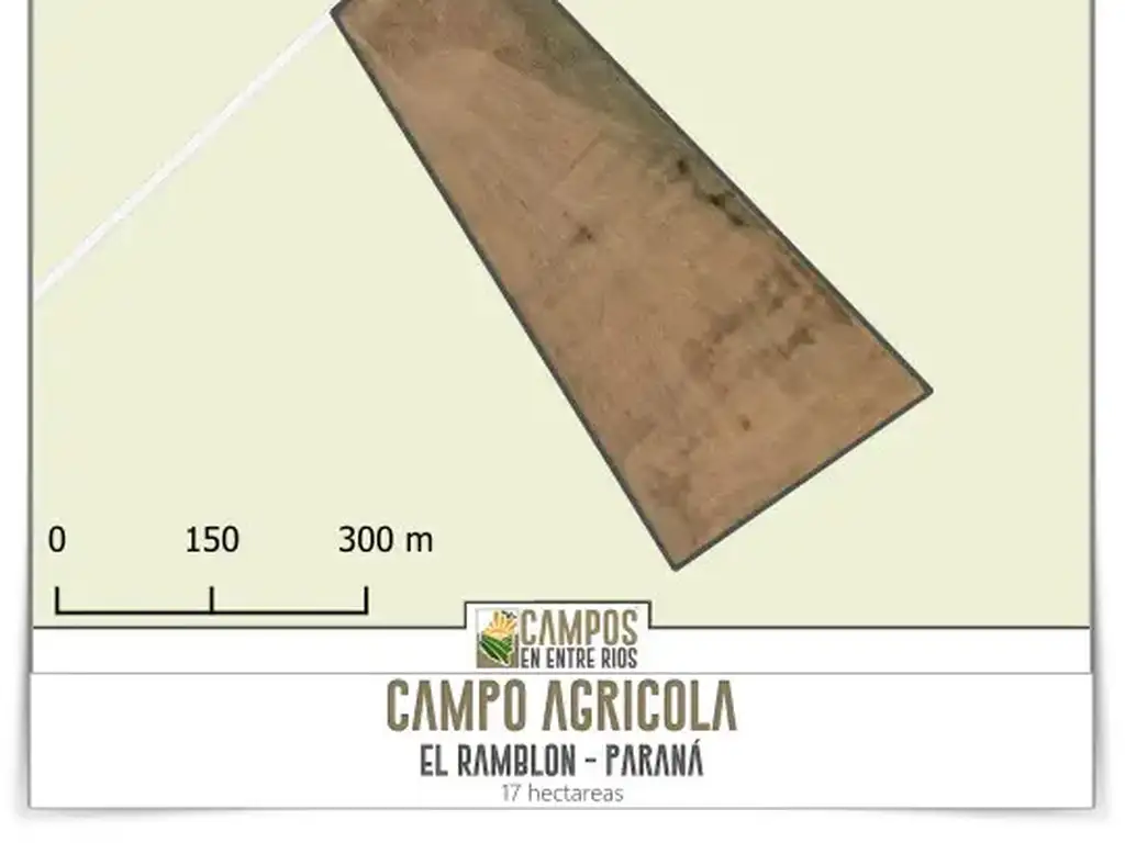 Campo AGRÍCOLA en venta. 17 ha. El Ramblon. Paraná. Entre Rios