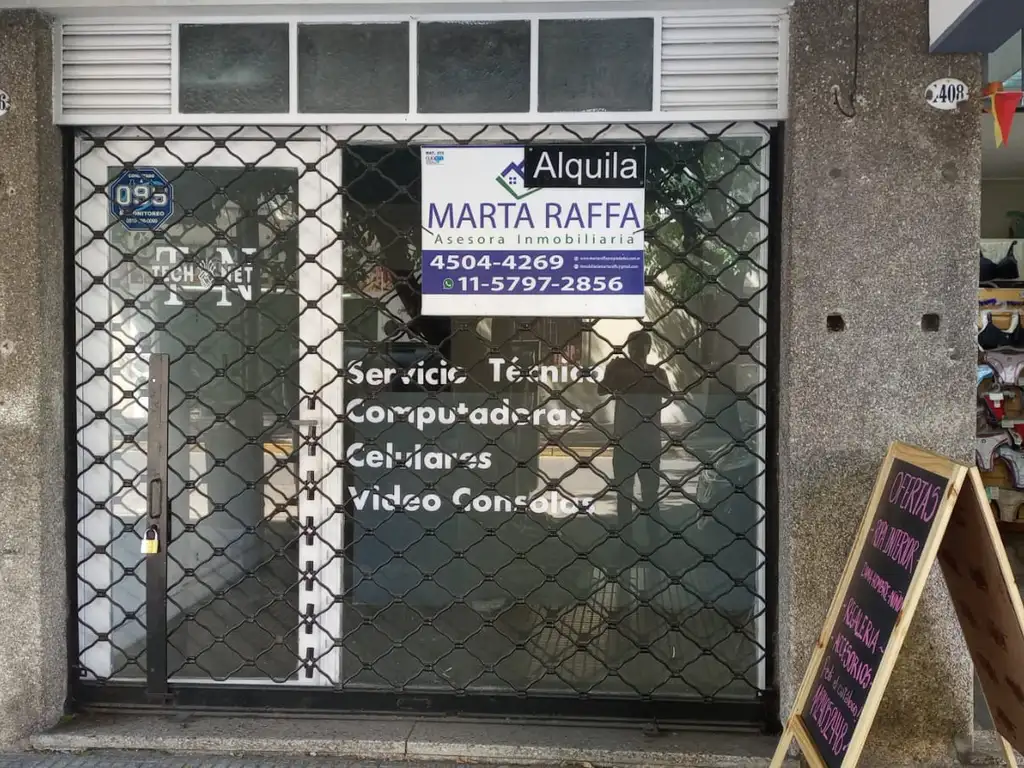 Local en alquiler en excelente zona comercial en Villa Devoto