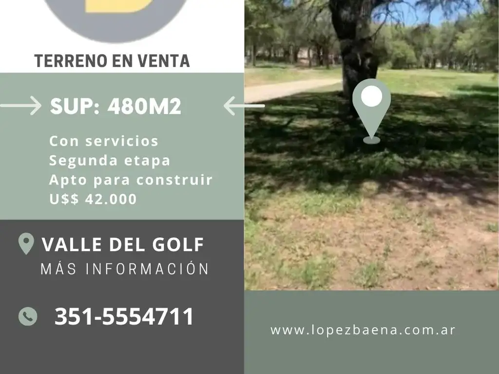 "¡Construye tu sueño! Lote disponible en Valle del Golf"